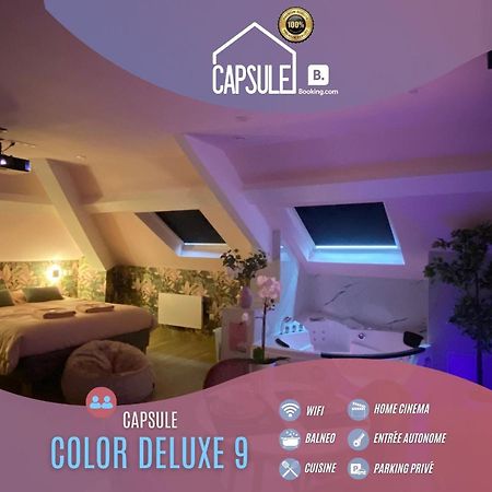 Capsule Color Deluxe Balneo I Ecran Home Cinema I Console De Jeux Trith-Saint-Leger Exterior foto