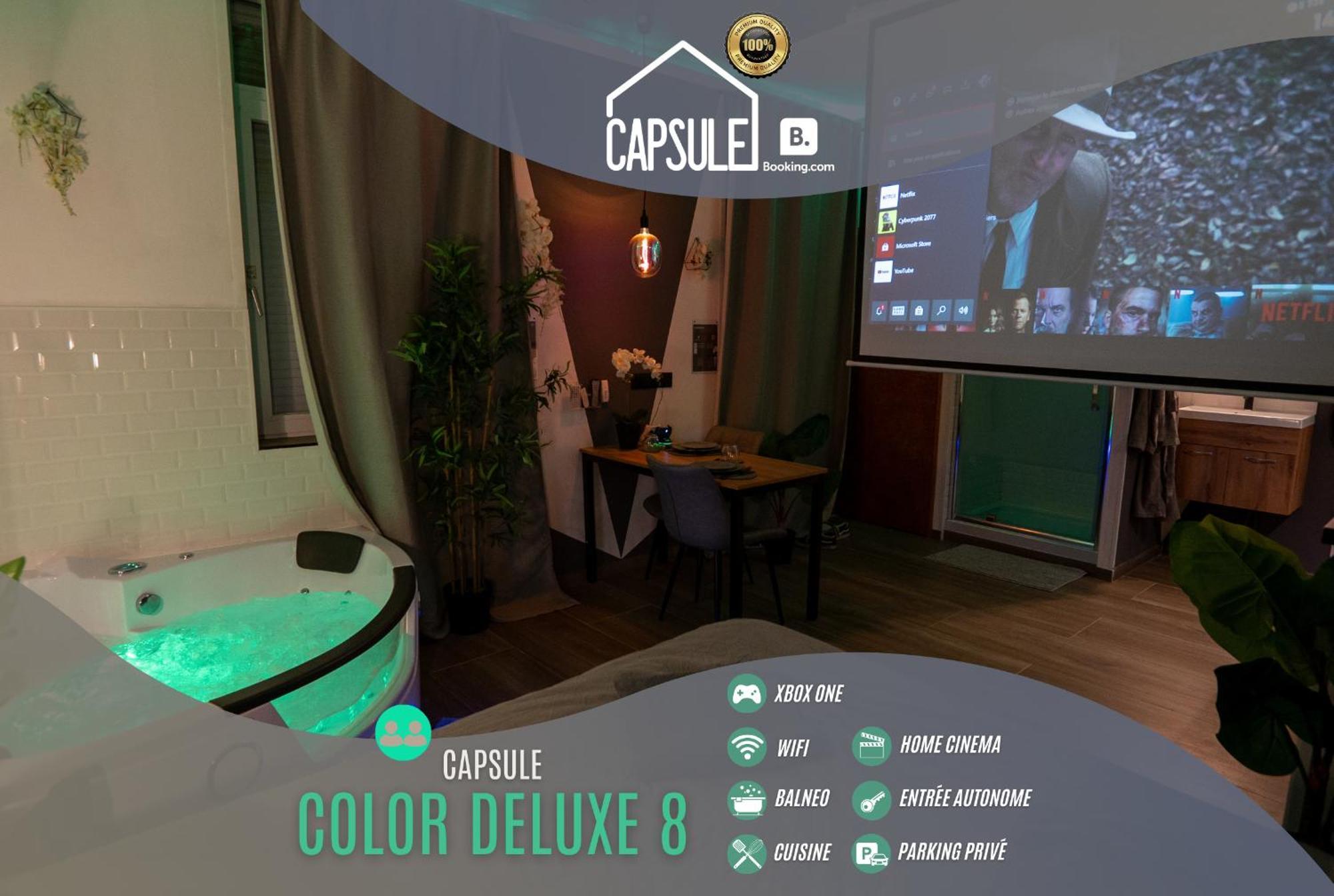Capsule Color Deluxe Balneo I Ecran Home Cinema I Console De Jeux Trith-Saint-Leger Exterior foto